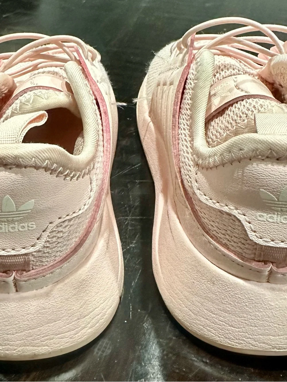 Adidas X_PLR J Athletic Sneakers Mesh Ice Pink Girls Sz 8K Toddler